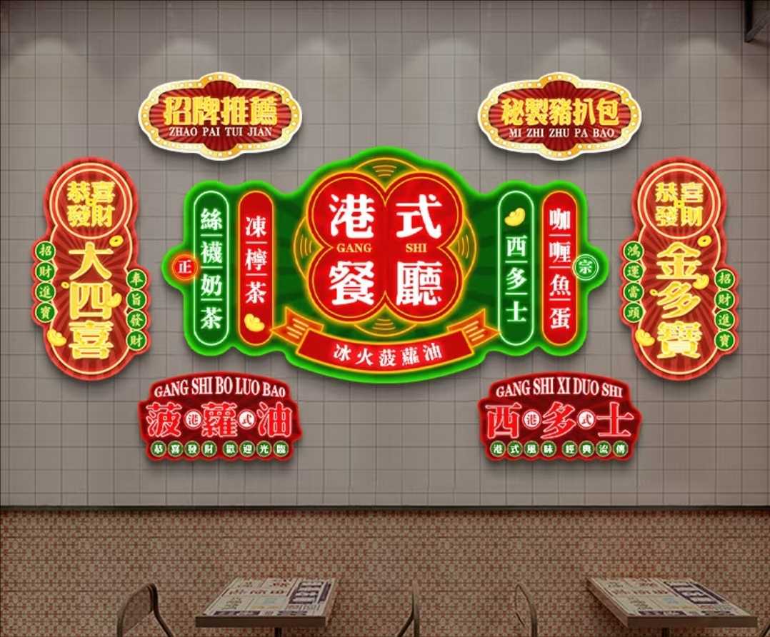 賽博朋克風(fēng)墻面圖文制作