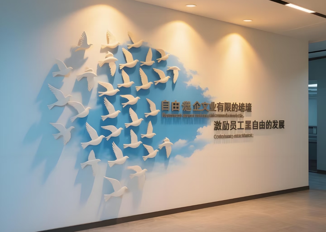 企業(yè)文化背景墻制作