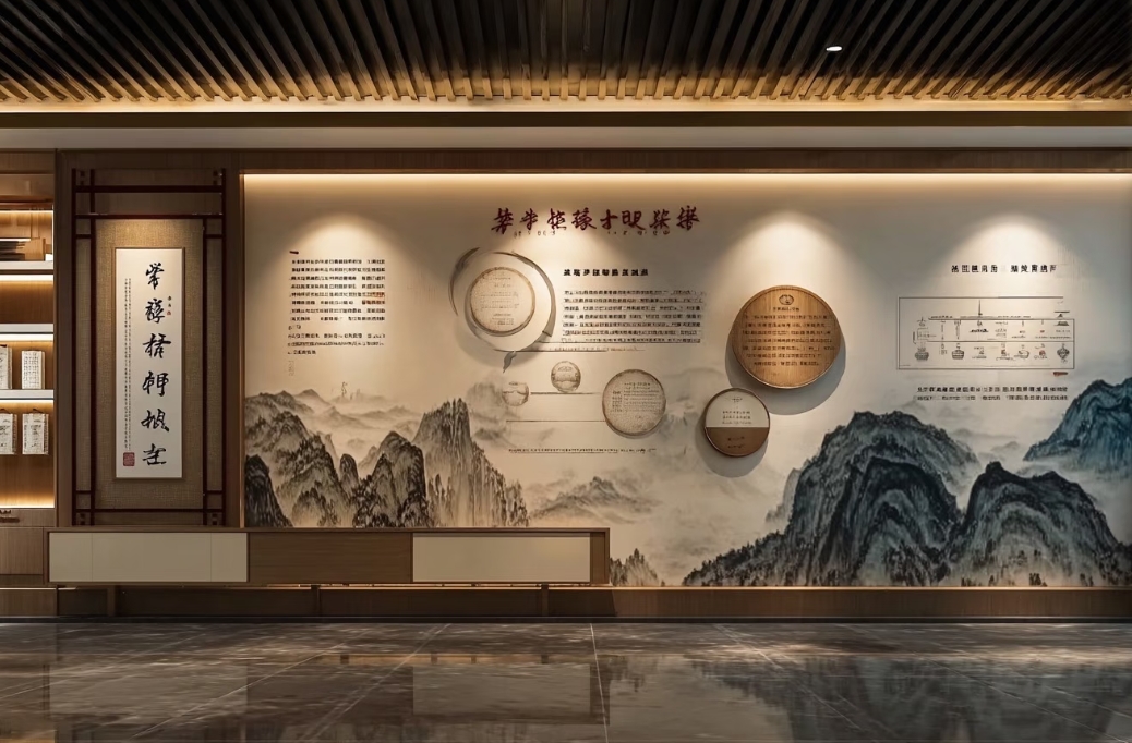 禪意文化墻制作